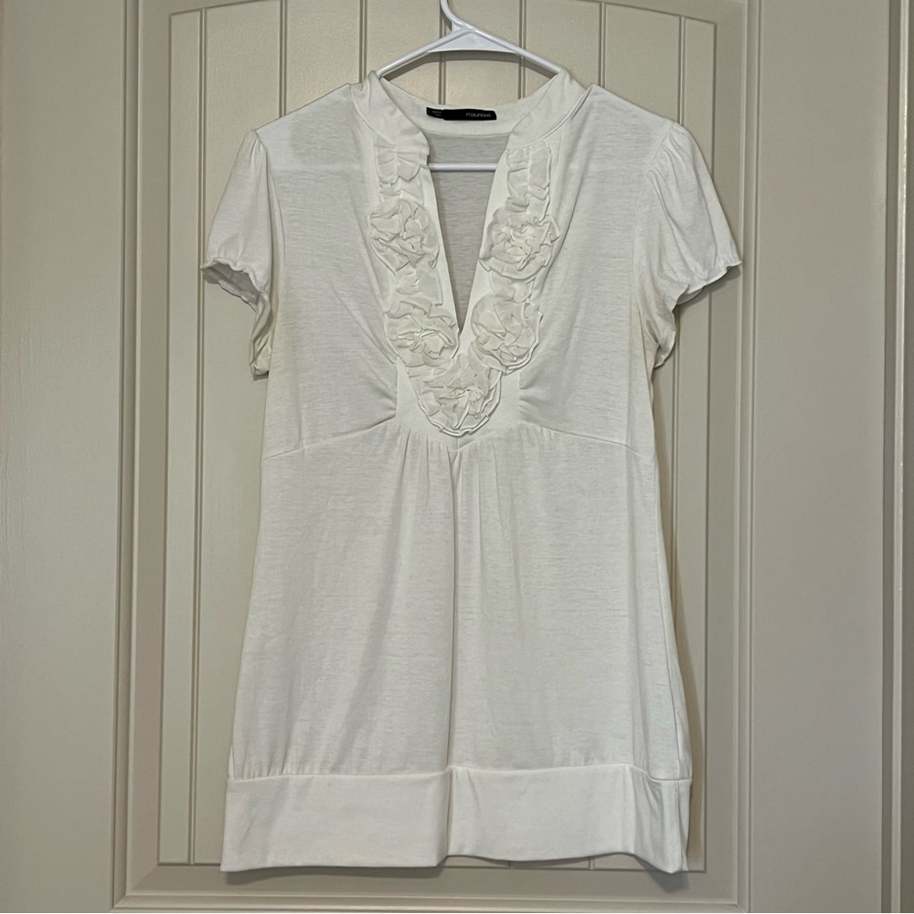 Winter White Blouse
